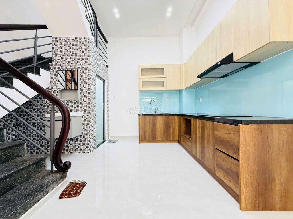 Nhà mới xây đẹp hẻm xe hơi thông Phan Huy ích 5x10m 3 lầu