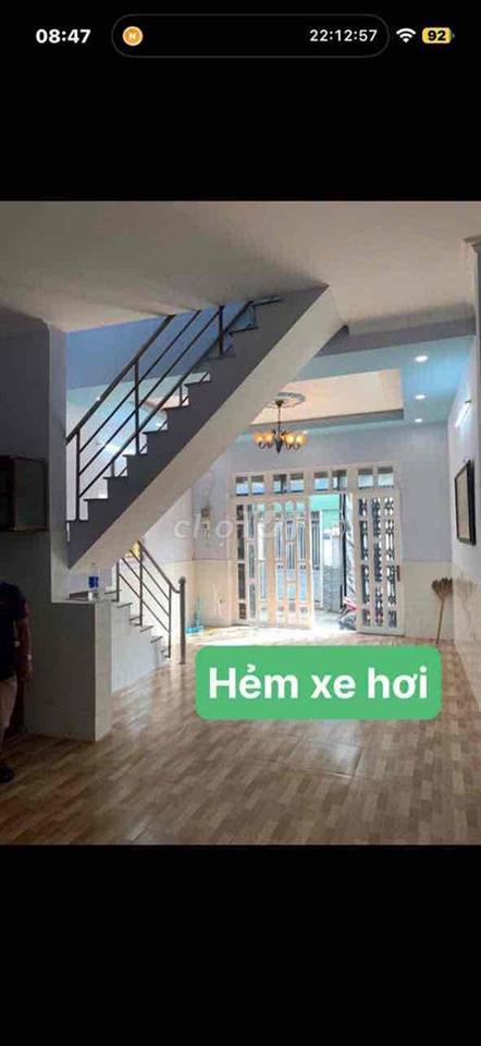 nhà 1 lầu 2pn2wc đ xe hơi gần chợ hiệp bình