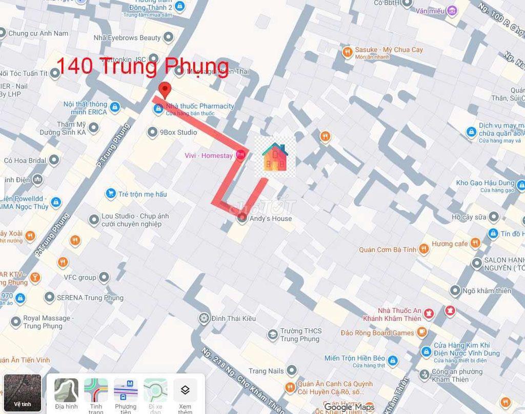 Chính chủ cho thuê gấp nhà 4T, 3N 3wc, Trung Phụng-Khâm Thiên, full đồ