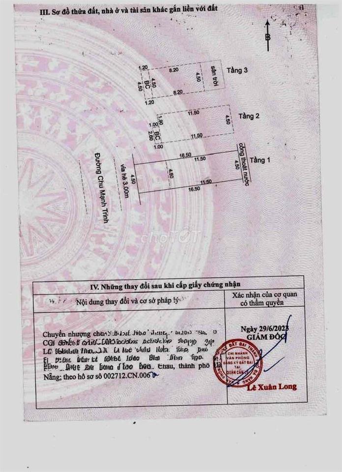 Chính chủ cần bán