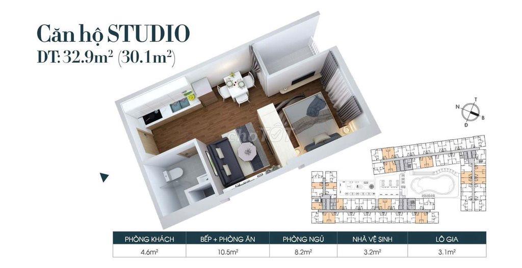 Cần bán gấp về quê căn Studio