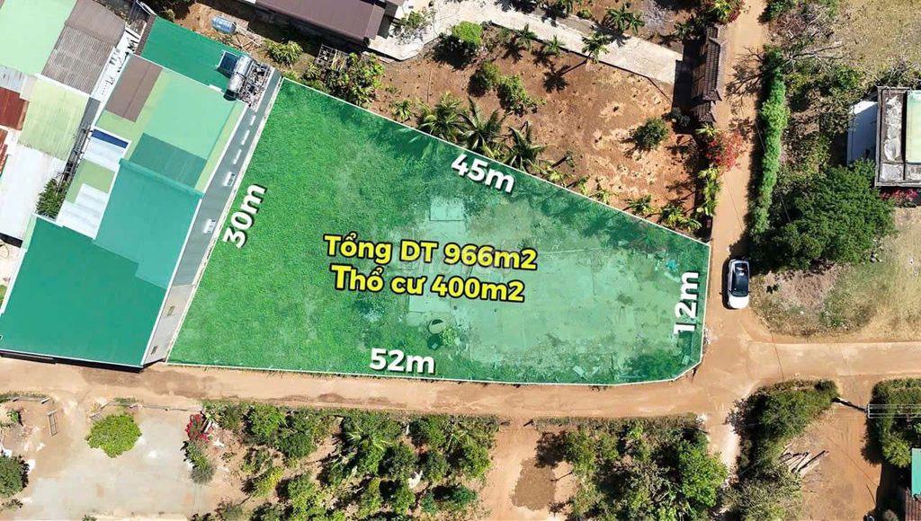 Đất full thổ cư 2 mặt tiền