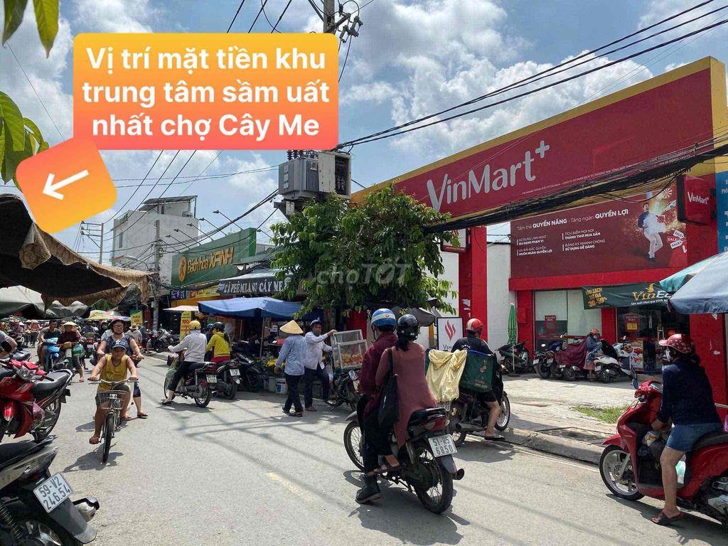 Mặt tiền cho thuê nguyên căn khu vực sầm uất trung tâm chợ Cây Me