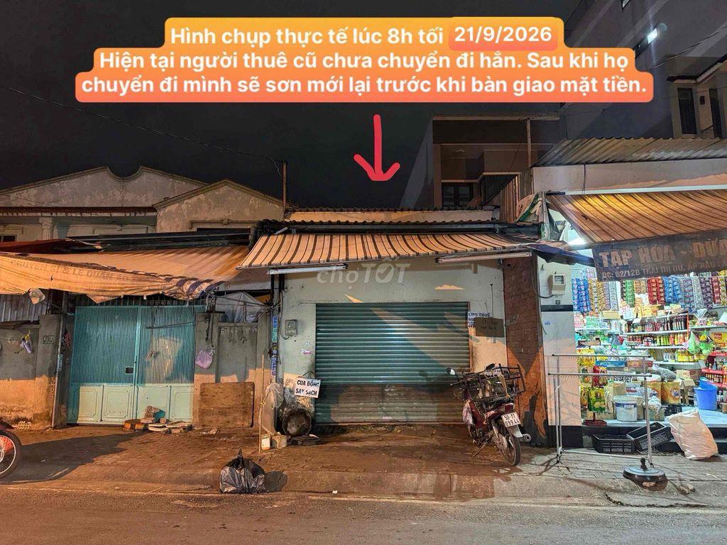 Mặt tiền cho thuê nguyên căn khu vực sầm uất trung tâm chợ Cây Me