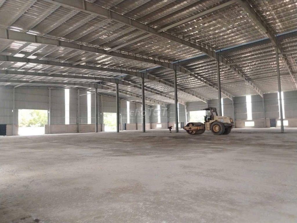 Cho thuê kho xưởng mới xây đường quốc lô 50 .huyện cần giuộc . Long An