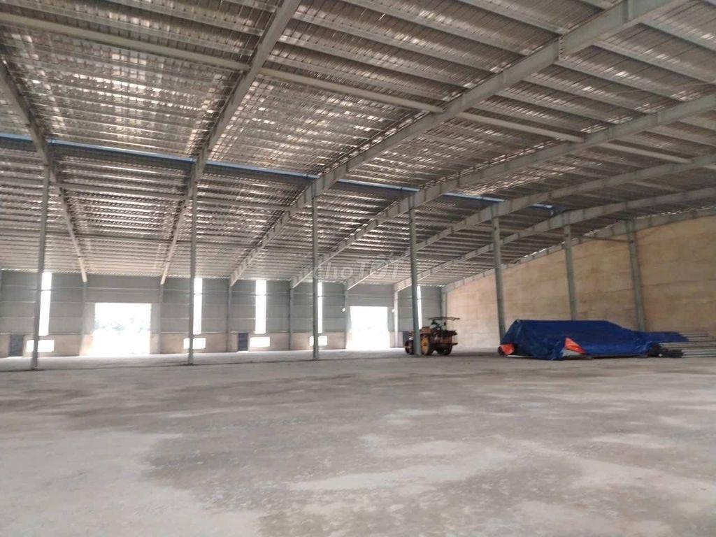 Cho thuê kho xưởng mới xây đường quốc lô 50 .huyện cần giuộc . Long An