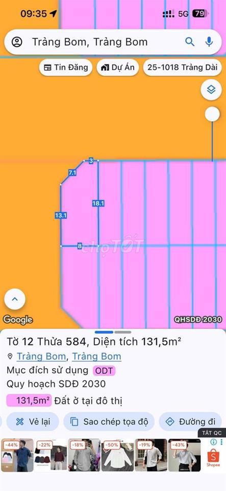 Kẹt tiền cần bán lô góc tái định cư thi Trấn Trảng bom . Đường Hùng Vư