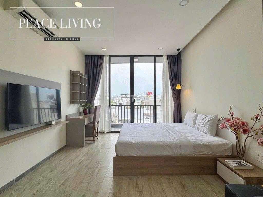 Căn Hộ 1 Phòng Ngủ Full Nội Thất Cao Cấp Ban Công 