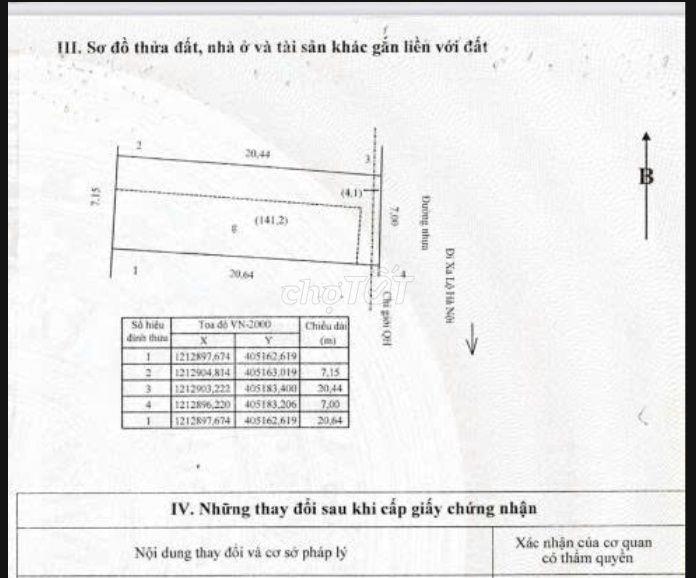 Bán nhà MT Lê Đại Hành Hố Nai Biên Hòa 141m2 ngang 7m. Có HH môi giới