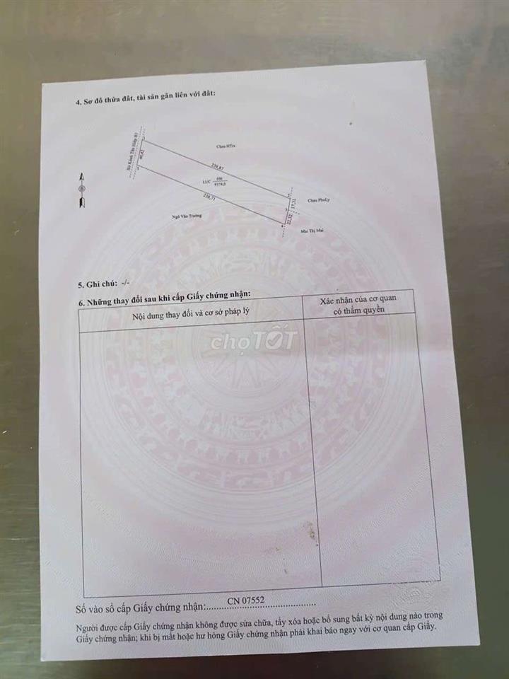 Bán đất Thoại Sơn An Giang