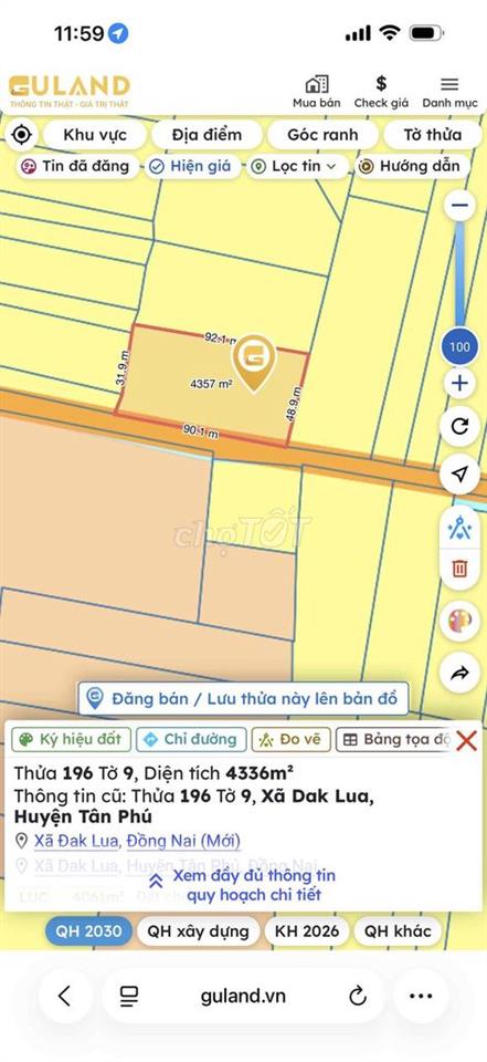 BÁN ĐẤT NÔNG NGHIỆP