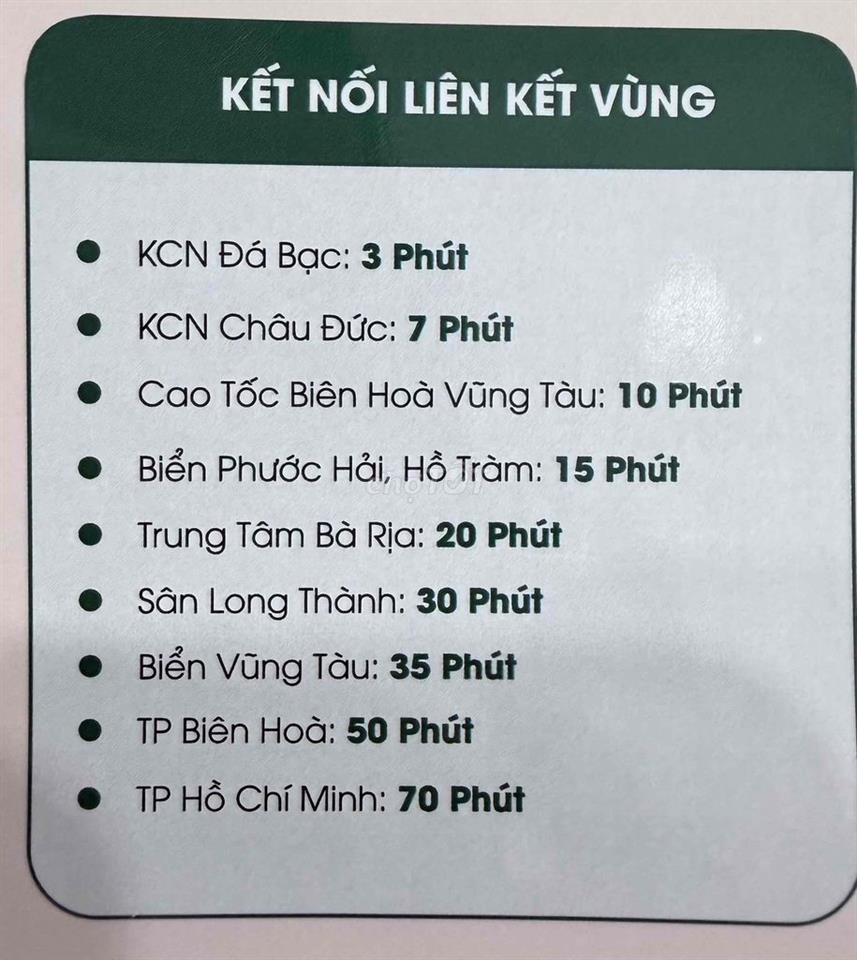 BÁN ĐẤT GẦN KCN ĐÁ BẠC