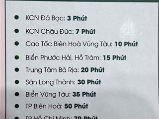 BÁN ĐẤT GẦN KCN ĐÁ BẠC
