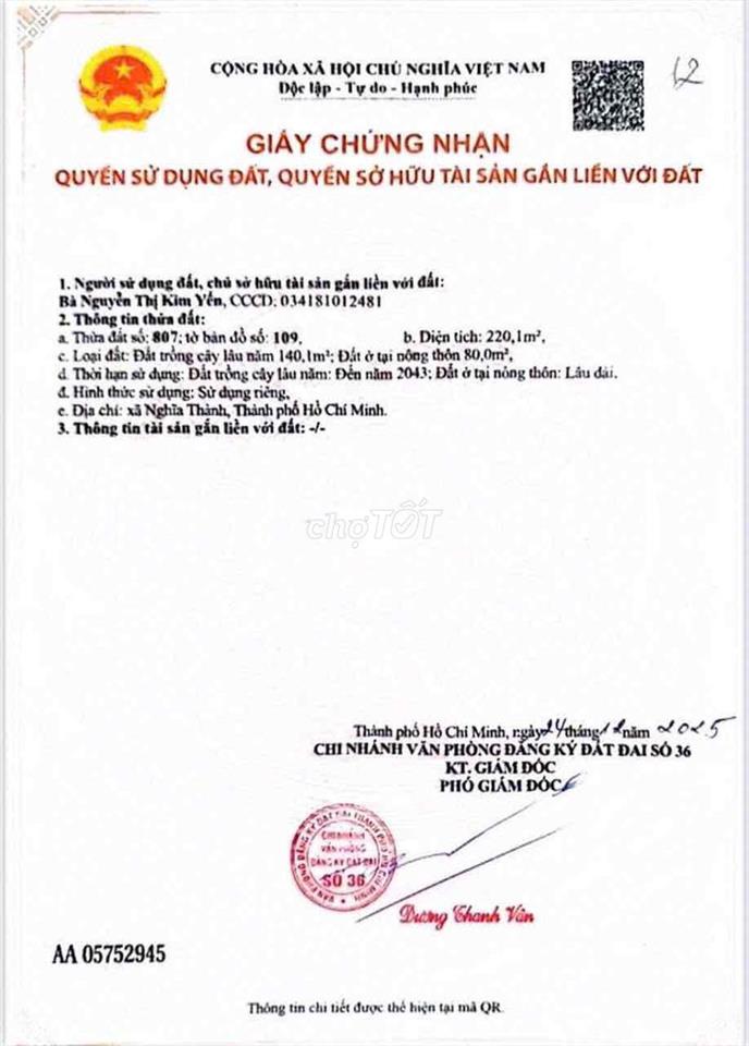 Bán Đất Đã Có Sẵn Sổ