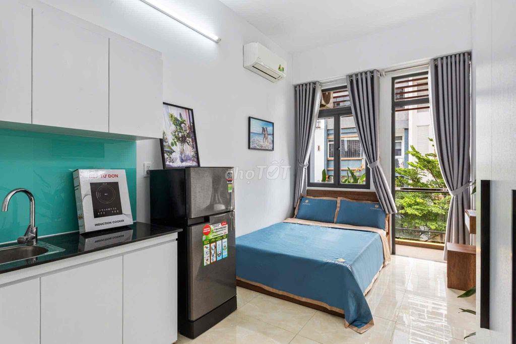 PHÒNG STUDIO ĐẸP - FULL NỘI THẤT BAN CÔNG