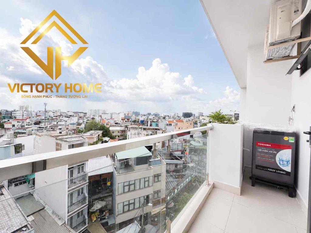 PHÒNG STUDIO BAN CÔNG ĐẸP - FULL NỘI THẤT