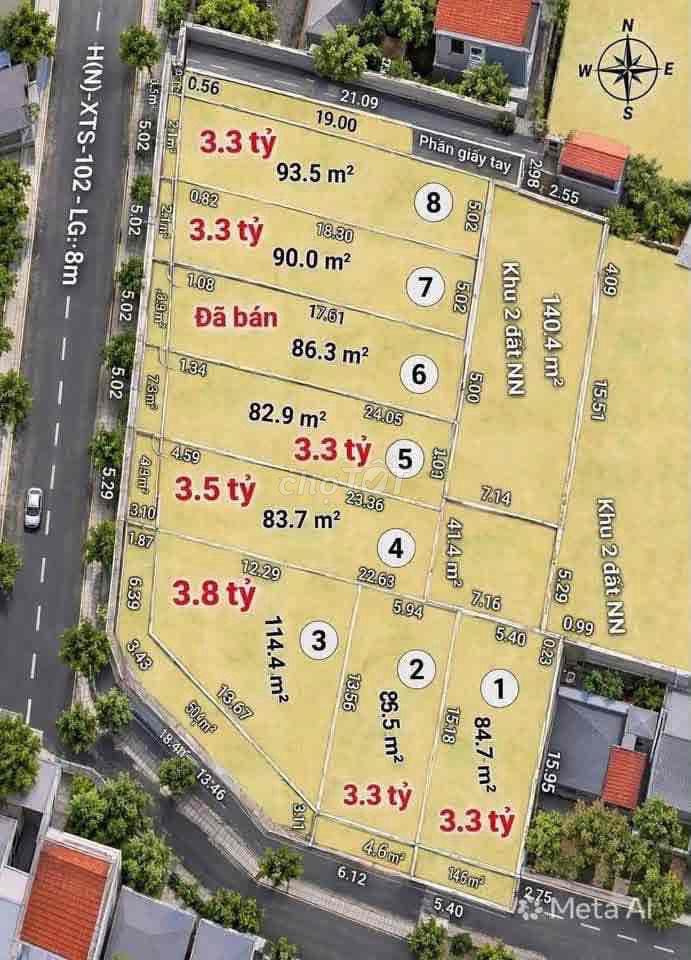 Bán Đất Gần UB Xã Xuân Thới Sơn 5m * 20m Sổ Hồng Riêng