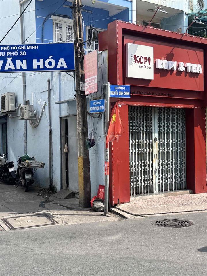 (Phú Nhuận) Cho Thuê mặt tiền kinh doanh, nhà ngay ngã 3, 2 mặt tiền.