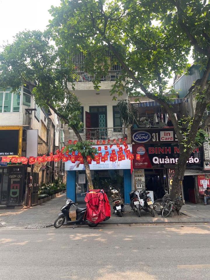 CHO THUÊ NHÀ MẶT PHỐ LÊ VĂN HƯU– 75M², 3 TẦNG  – 18TR/THÁNG