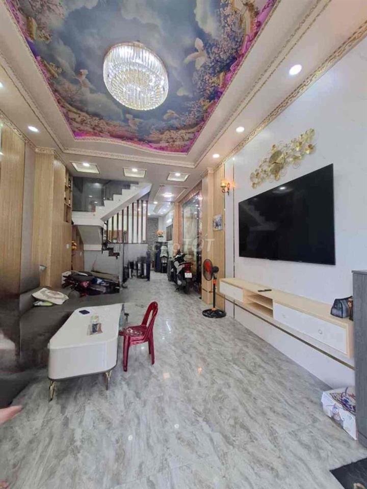 (TÂN PHÚ) NHÀ GẦN LÊ THÚC HOẠCH -5 TẦNG -60M2- HẺM XE HƠI - GIÁ CHỈ 6