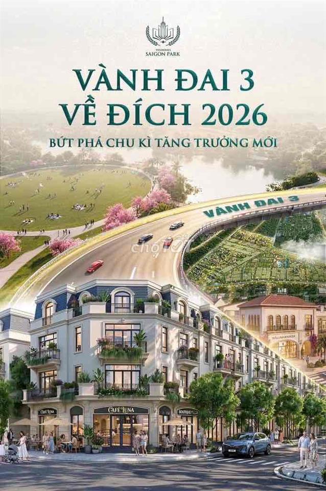 NHÀ PHỐ VINHOMES HÓC MÔN - VỐN 1,5 TỶ, SỞ HỮU NGAY CĂN 1 TRỆT 3 LẦU