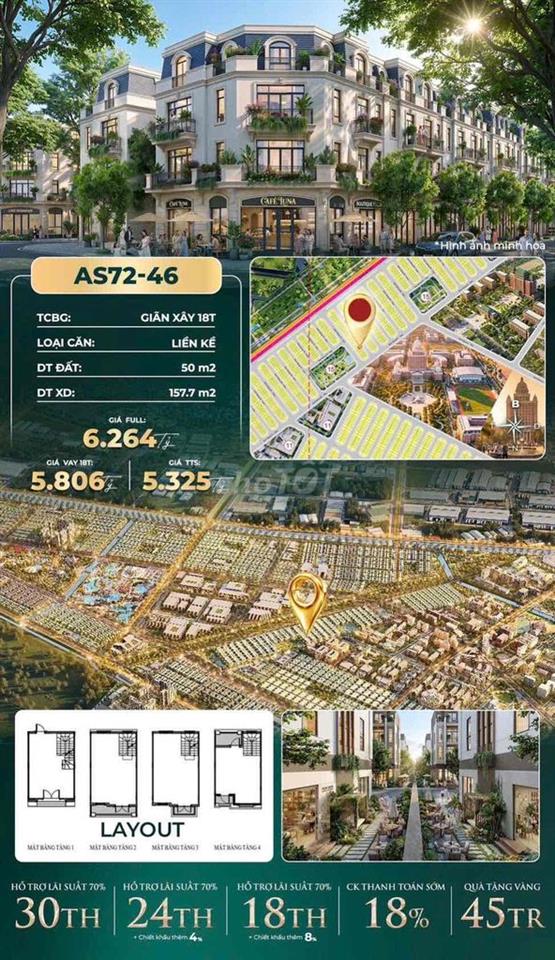 NHÀ PHỐ VINHOMES HÓC MÔN - VỐN 1,5 TỶ, SỞ HỮU NGAY CĂN 1 TRỆT 3 LẦU
