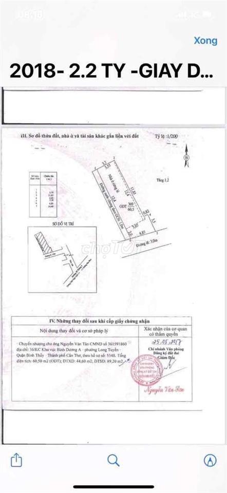 bán nhà 1 trệt 1 lầu hẻm 108/53/4 đường 30/4