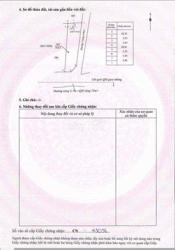 bán đất hẻm 56 Nguyễn Thị Định