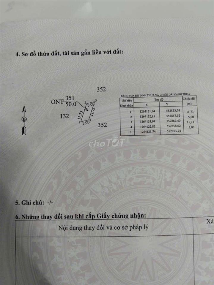 Chính chủ cần bán đất