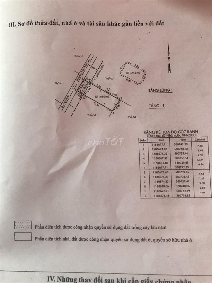Bán nhà hẻm đường Thích Thiện Hoà, Lê Minh Xuân