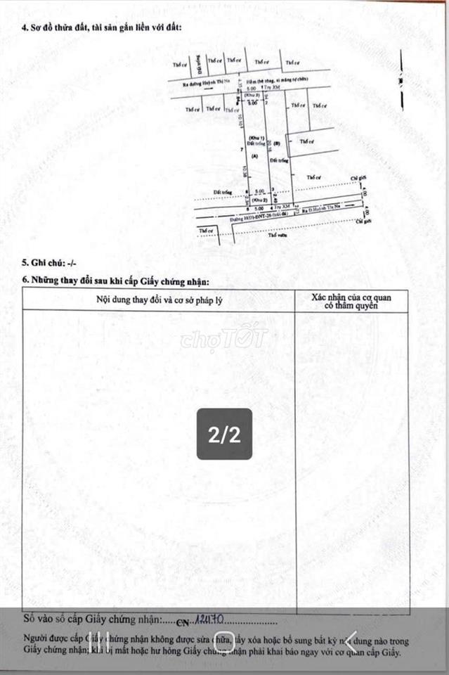 Lô Đất 2 Mặt Tiền - Đông Thạnh Đẹp - Xe Hơi Đậu Cửa