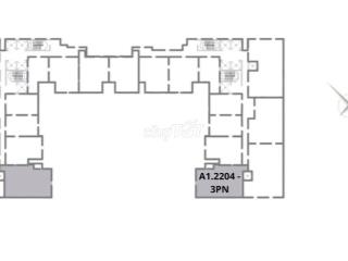 Cho thuê căn hộ The Marq Q1, A1.2204 3PN view xéo IFC siêu đẹp