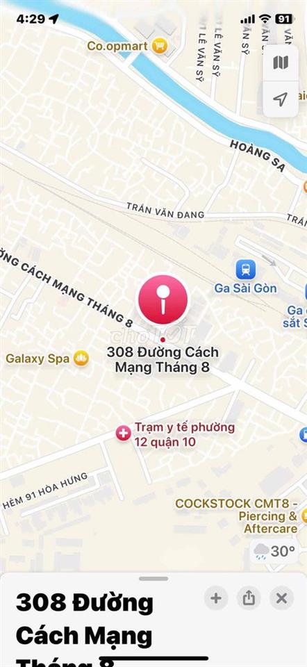 bán đất diện tích 52.7 m2 có sổ hồng cmt8