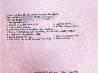 Nhà 3 tầng Ngay Trịnh Đình Trọng
