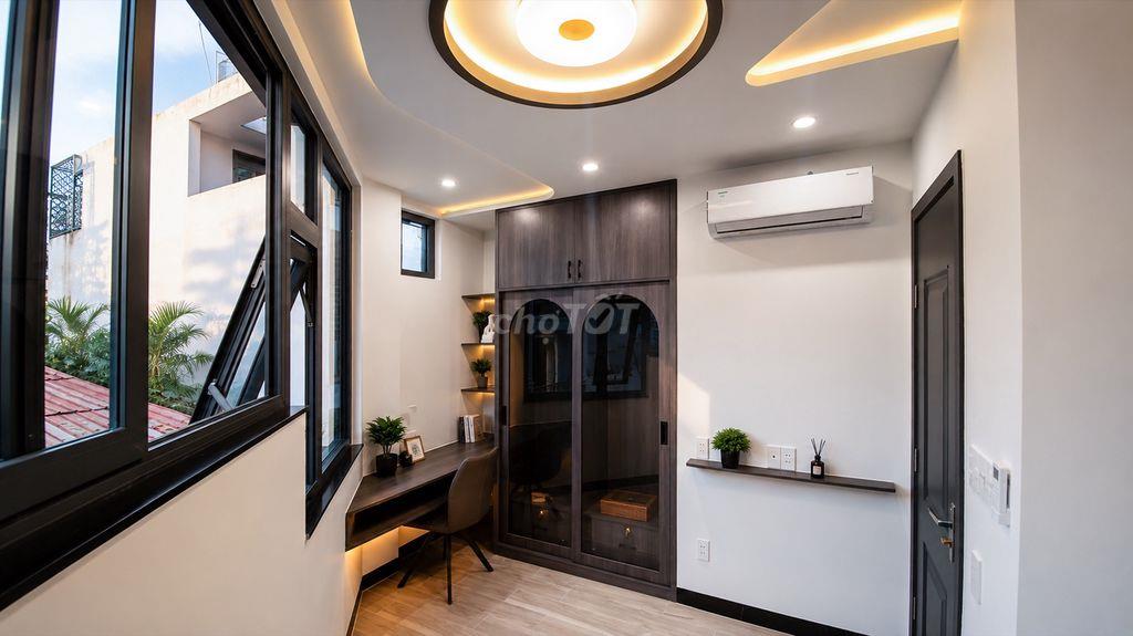 NHÀ MỚI 4 TẦNG – 2 MẶT TIỀN HẺM – GARA Ô TÔ – KIOSK LỐI ĐI RIÊNG