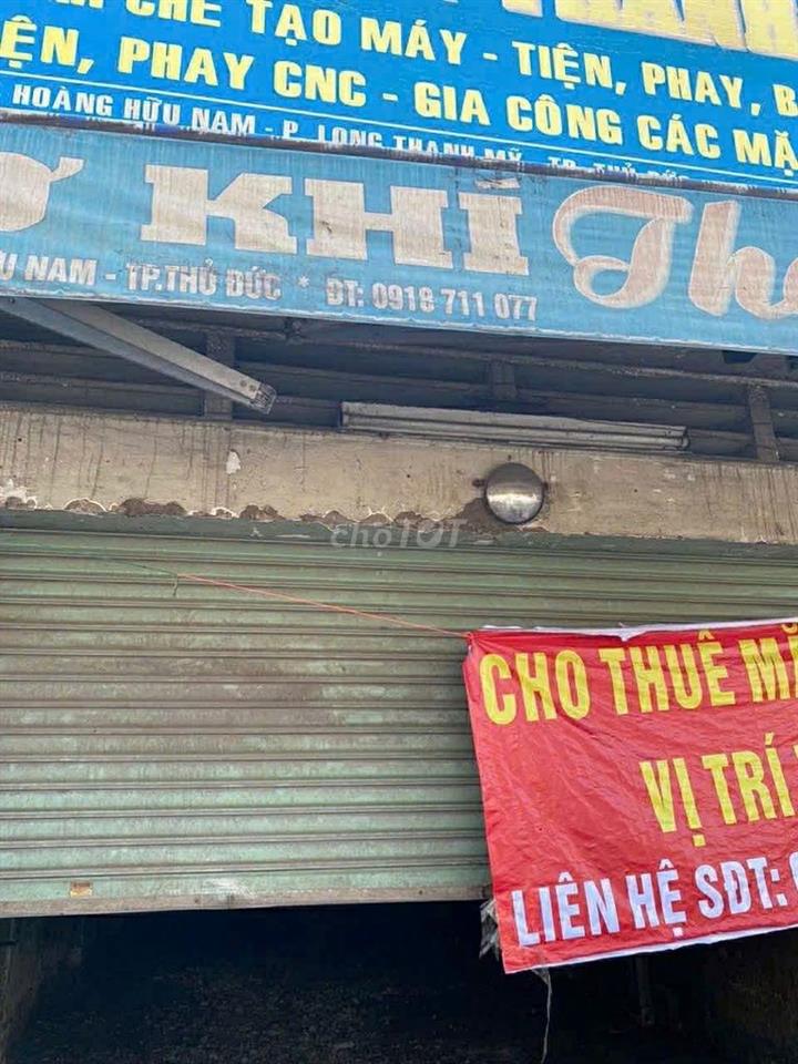Cho Thuê mặt tiền KD đường Hoàng Hữu Nam Q9 (cũ)