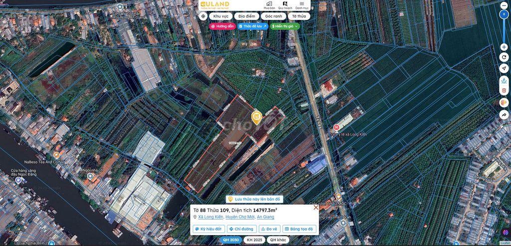 BÁN KHU VƯỜN 14.700M² – 1.300 CÂY ĂN TRÁI – 5 AO