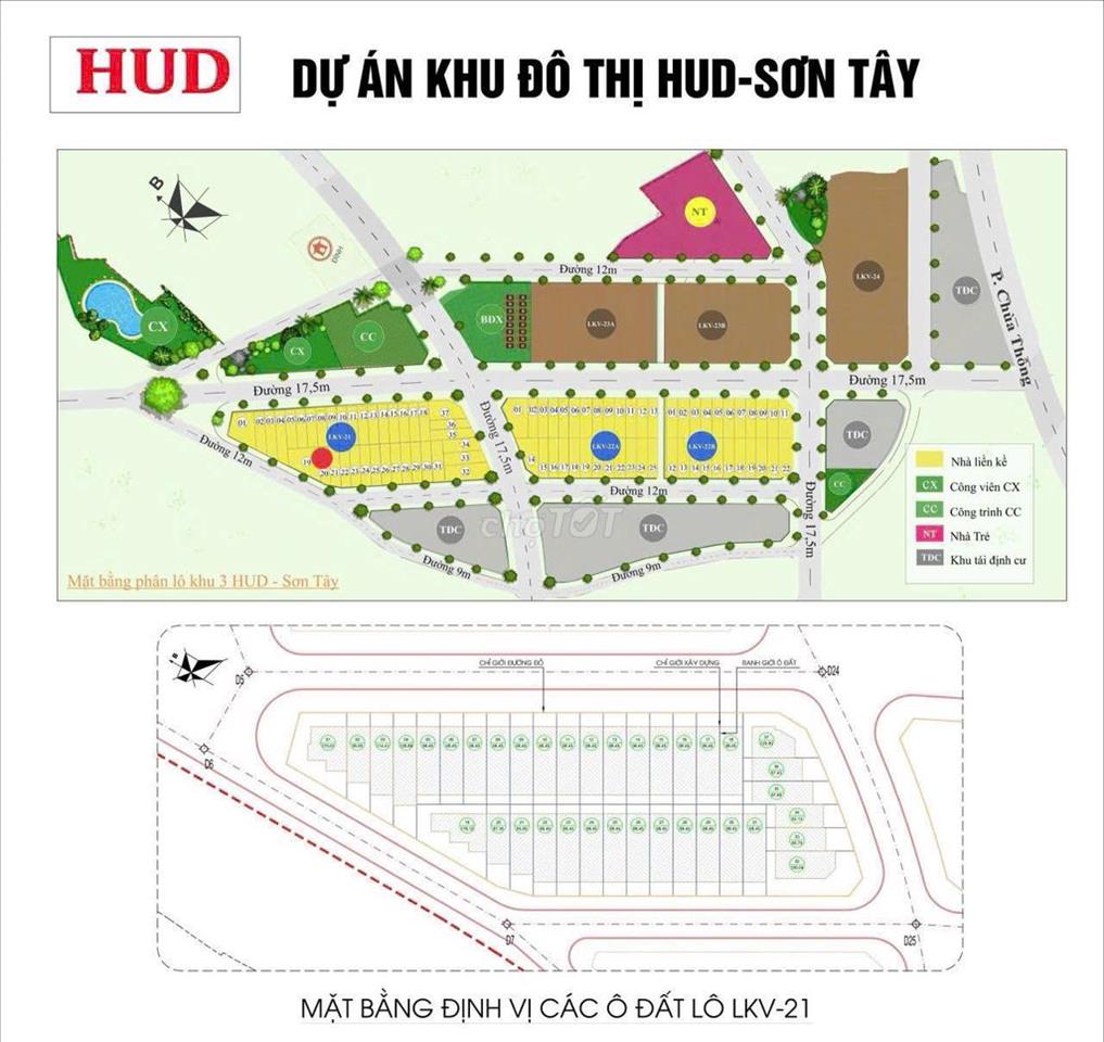 Khu đô thị HUD Sơn Tây hơn 6 tỷ