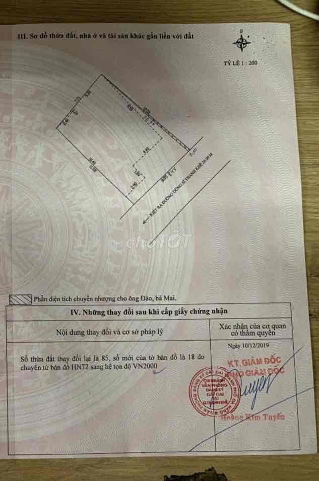 [CHÍNH CHỦ] Bán nhà cấp 4 KIỆT DŨNG SĨ THANH KHÊ
