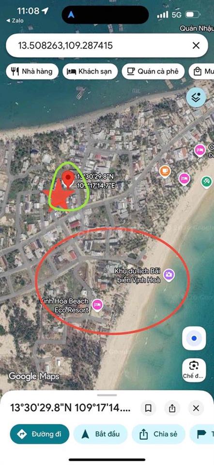 Bán lô đất biển gần Vịnh Hoà Ecobeach - Phú Yên