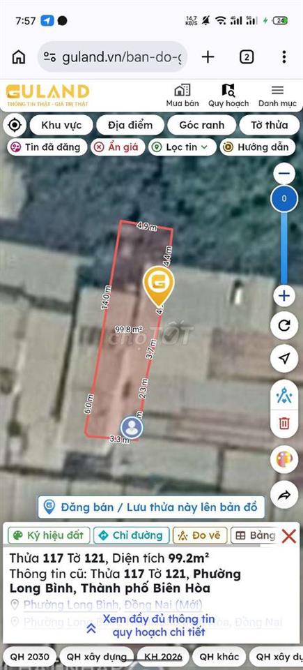 Chuyển nơi ở cần bán nhà Biên Hòa
