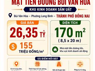 BÁN NHÀ MẶT TIỀN