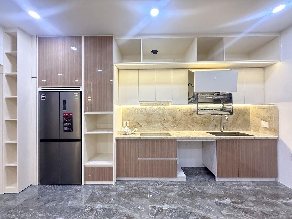 NHÀ NGUYÊN CĂN 4 PHÒNG NGỦ MỚI FULL NỘI THẤT CÓ THANG MÁY KHU MỸ GIA