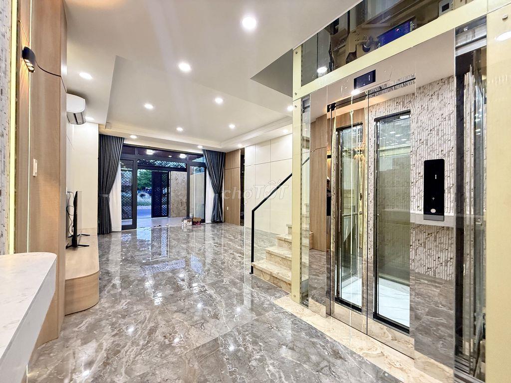 NHÀ NGUYÊN CĂN 4 PHÒNG NGỦ MỚI FULL NỘI THẤT CÓ THANG MÁY KHU MỸ GIA