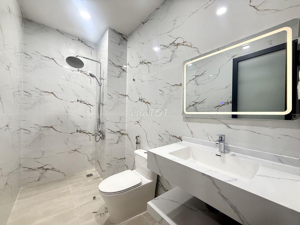 NHÀ NGUYÊN CĂN 4 PHÒNG NGỦ MỚI FULL NỘI THẤT CÓ THANG MÁY KHU MỸ GIA