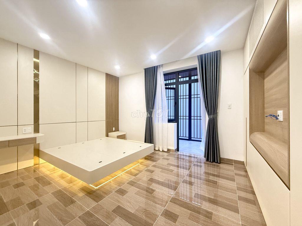NHÀ NGUYÊN CĂN 4 PHÒNG NGỦ MỚI FULL NỘI THẤT CÓ THANG MÁY KHU MỸ GIA