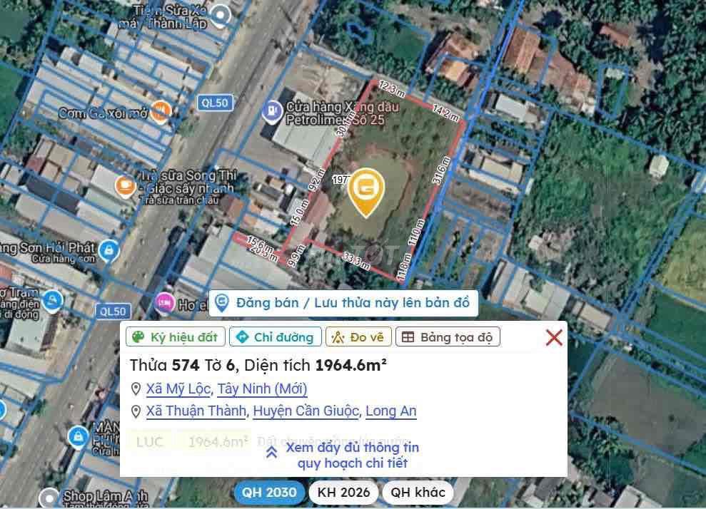 Gần 2000m2 lô 2 Quốc lộ 50