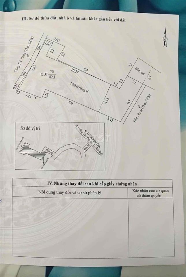 Nền 82m thổ cư Hẻm xe máy 79 Xô Viết Nghệ Tĩnh