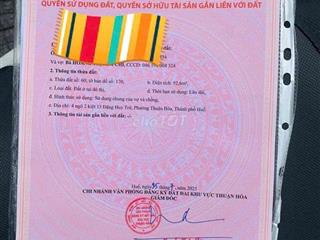 đất sau lưng 1 nhà mặt tiền kiệt 13 đặng huy trứ