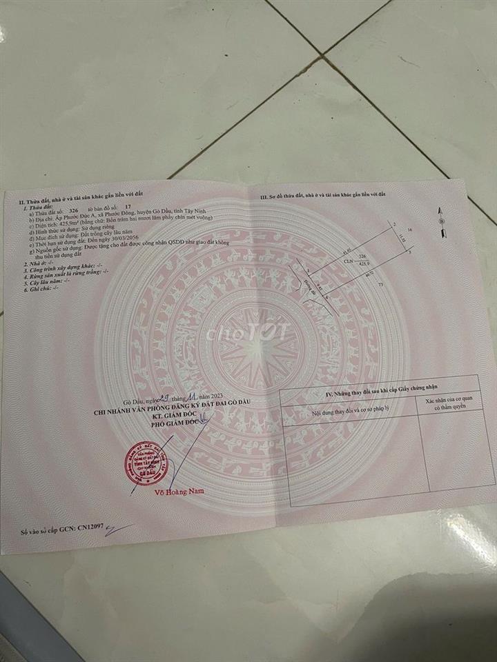 Cần bán đất đầu tư